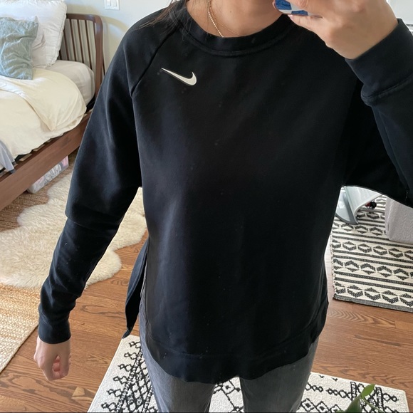 Nike | Sweaters | Nike Black Sweatshirt 
